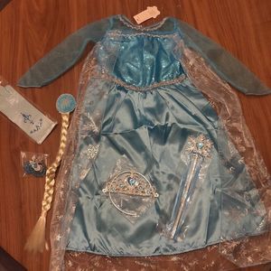 NWT Elsa Princess Dress with Accessory Pack